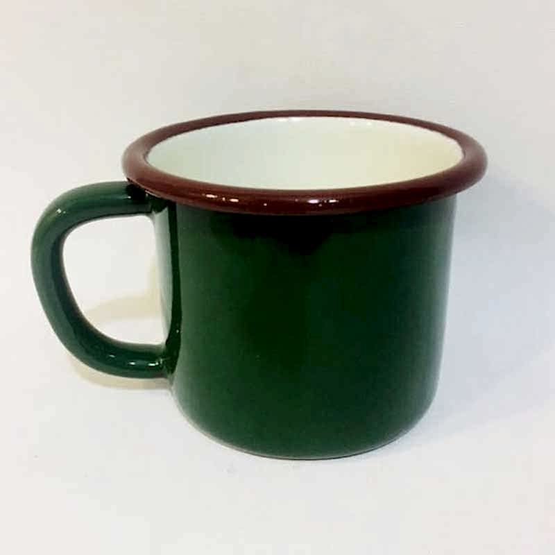 Emaye Kupa Asker Yeşili