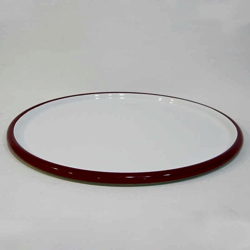 Emaye Pizza Tabağı Kırmızı