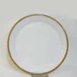 Emaye Servis Tabağı 25 cm Oksit Sarı