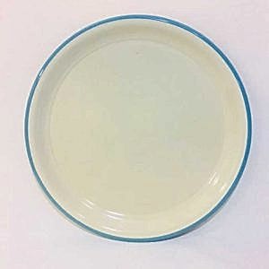 Emaye Sini 40 cm Mavi Çizgili