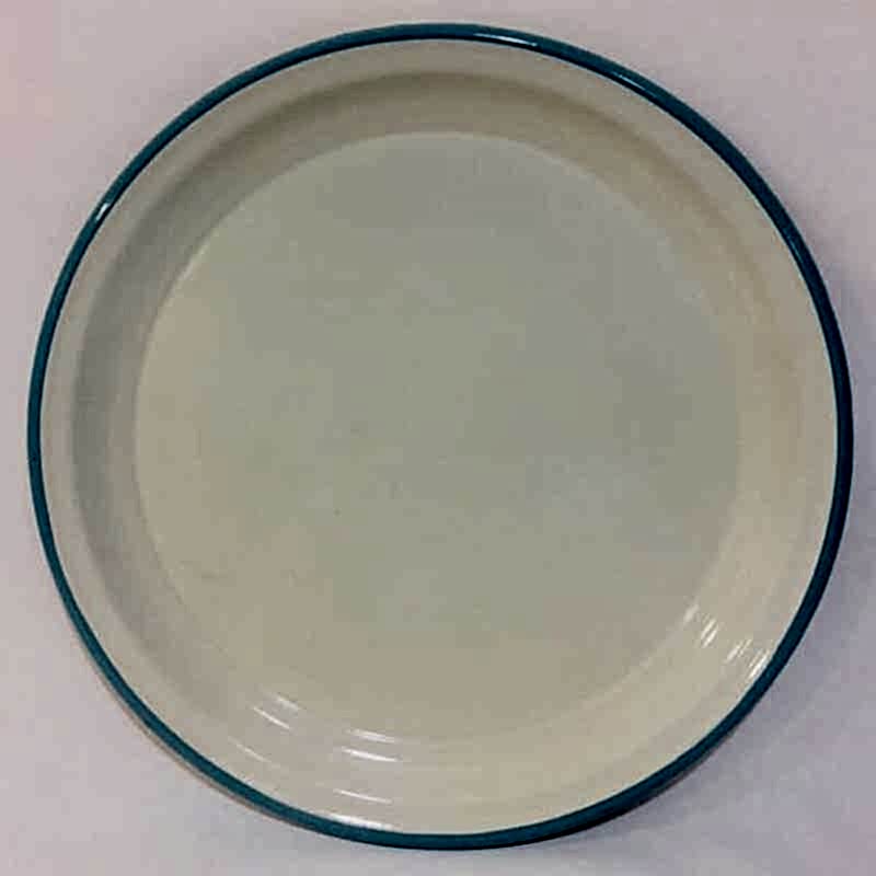 Emaye Sini 45 cm Mavi Çizgili