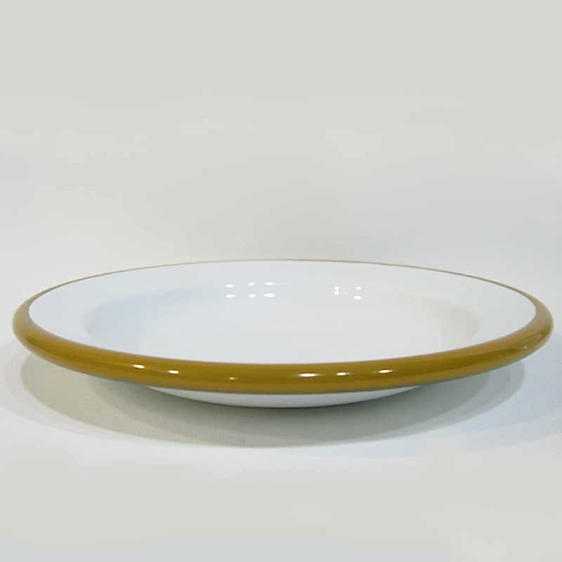 Emaye Çukur Tabak Oksit Sarı