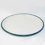 Emaye Yuvarlak Sığ Tepsi Petrol Yeşili