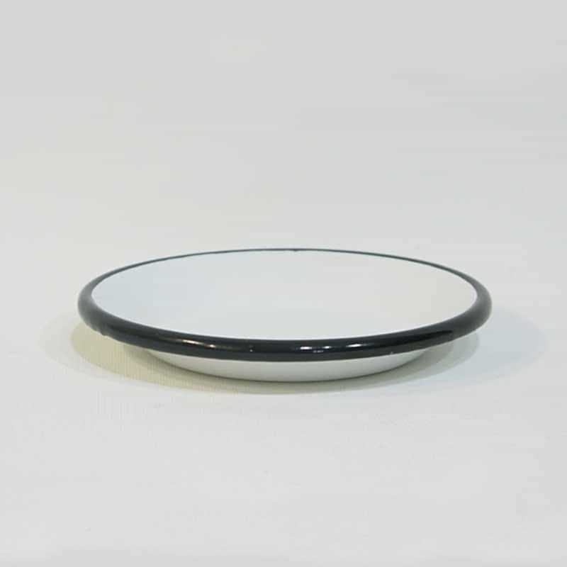 Emaye Tabak 12 cm Siyah