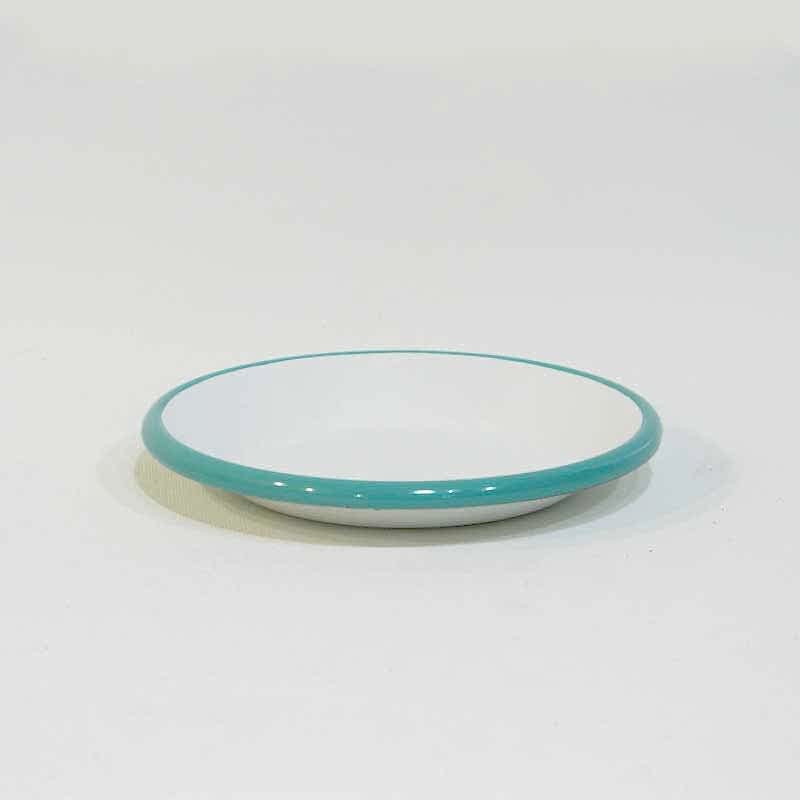 Emaye Tabak 12 cm Turkuaz