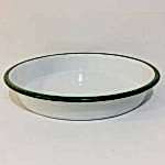 Emaye Yuvarlak Fırın Tepsisi Çimen Yeşili