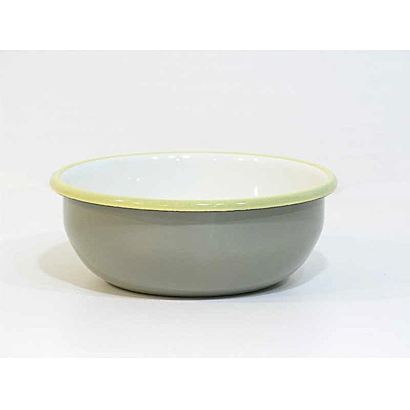 Emaye Kase 14 cm Gri