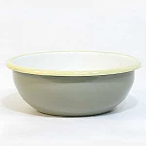 Emaye Kase 16 cm Gri