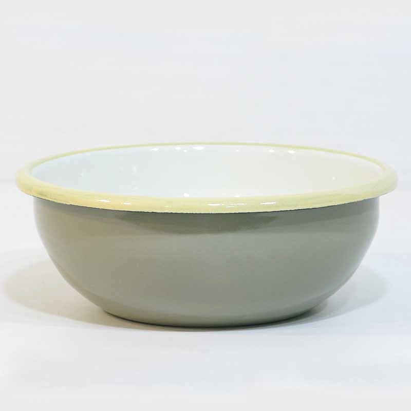 Emaye Kase 16 cm Gri