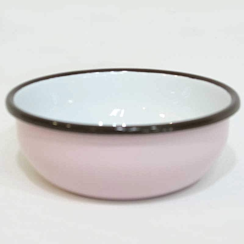 Emaye Kase 16 cm Pembe