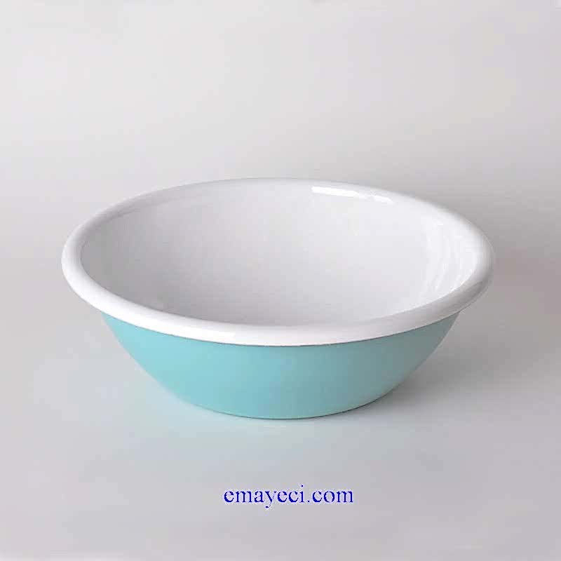 Emaye Salata Kasesi Nil Mavi