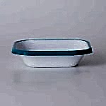 Emaye Mini Kare Meze Tabağı Turkuaz