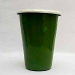 Emaye Konik Bardak Büyük Yeşil