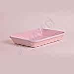 Emaye Meze Tabağı 26 x 18 cm Pembe2