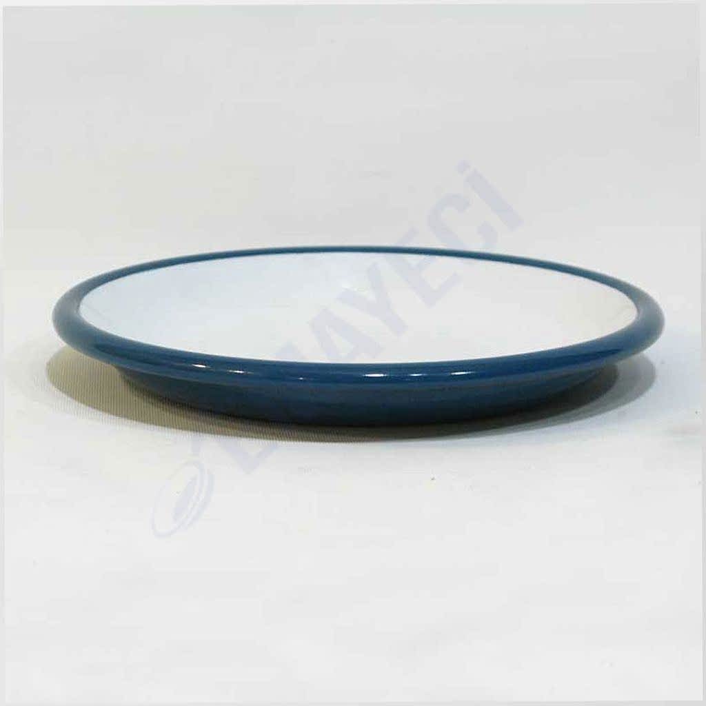 Emaye Servis Tabağı 20 cm Petrol Yeşili