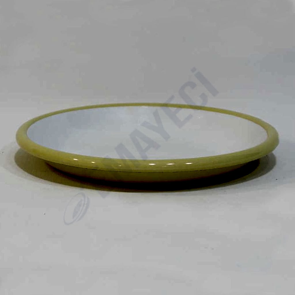 Emaye Servis Tabağı 20 cm Sarı