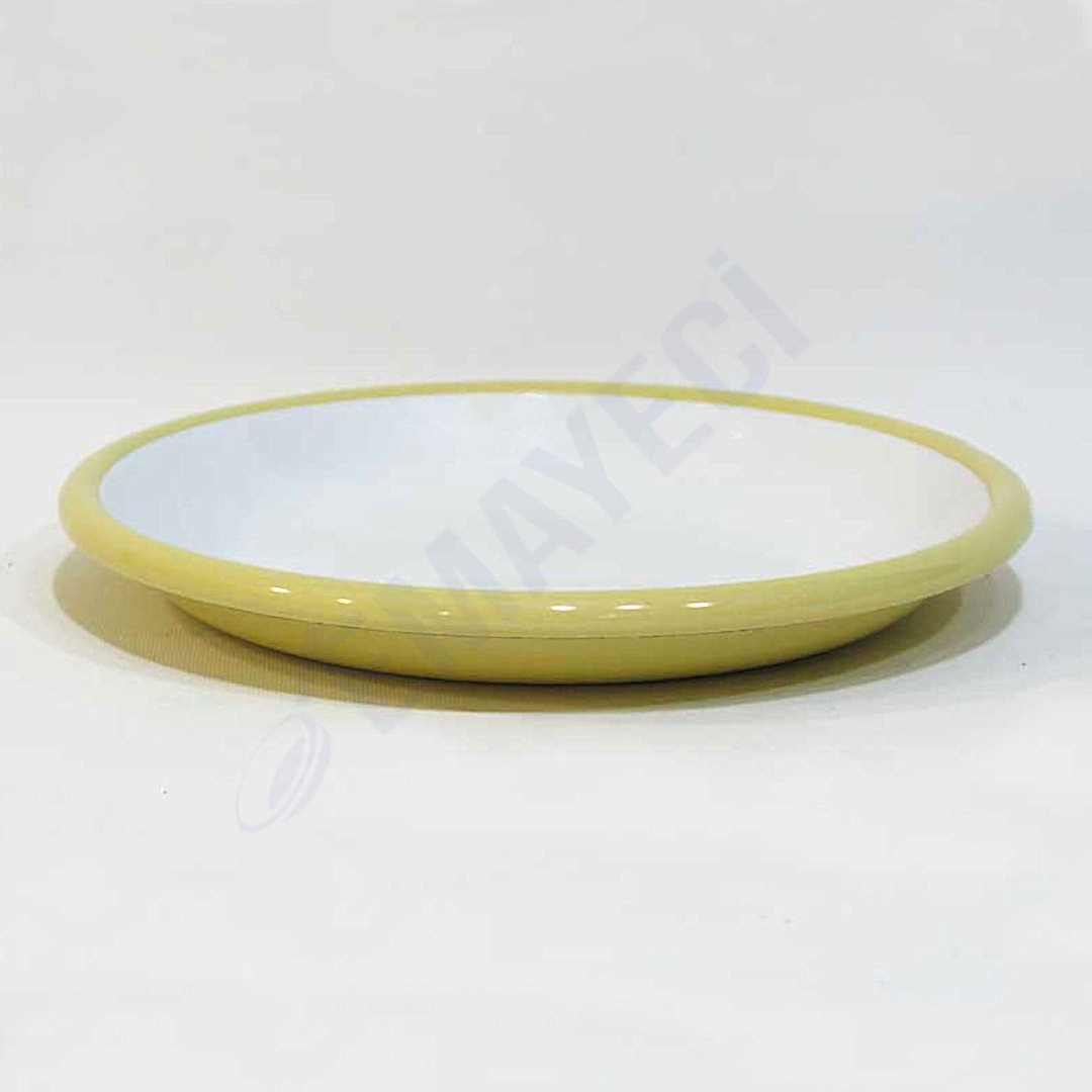 Emaye Servis Tabağı 20 cm Sarı