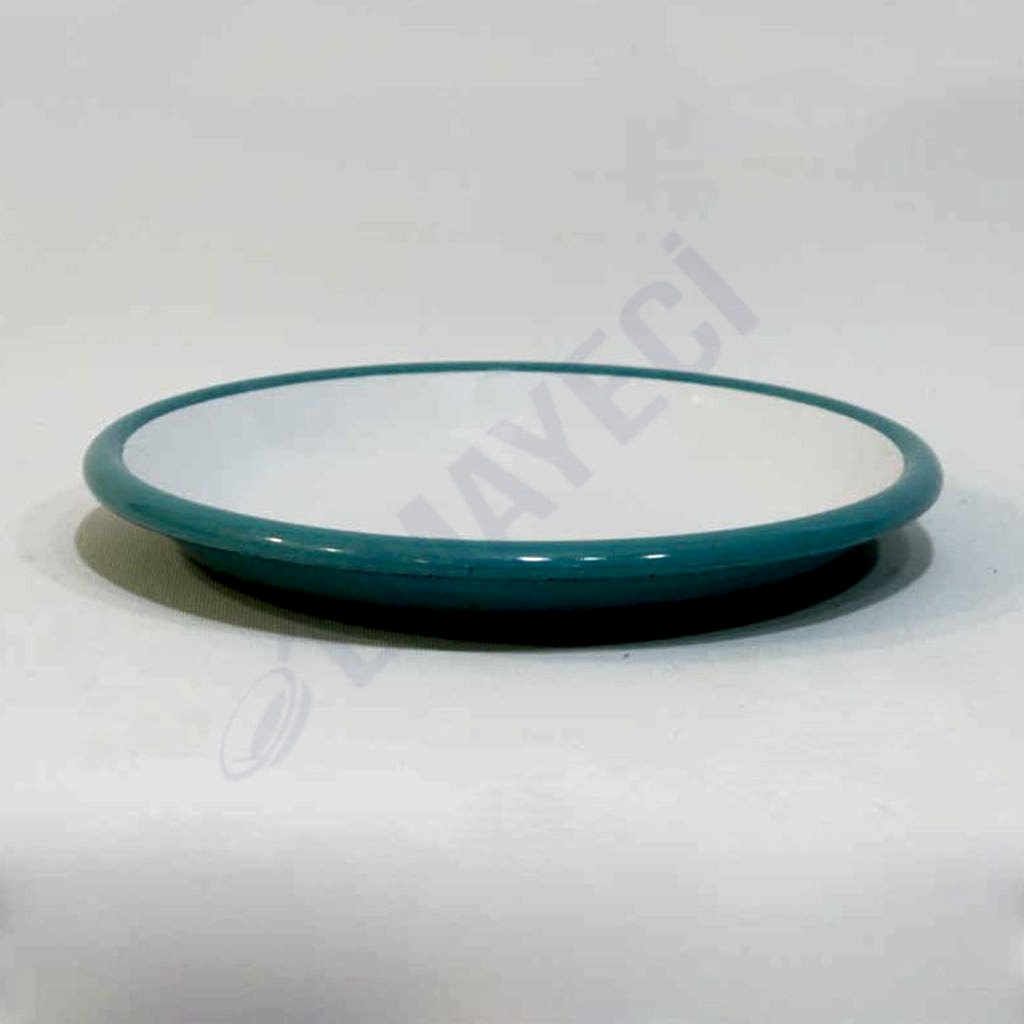 Emaye Servis Tabağı 20 cm Turkuaz