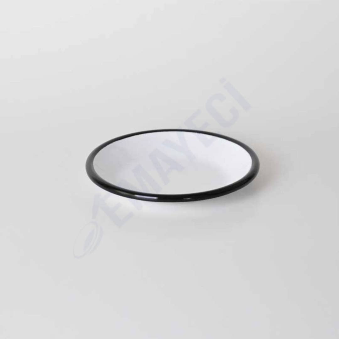 Emaye Tabak 12 cm Siyah