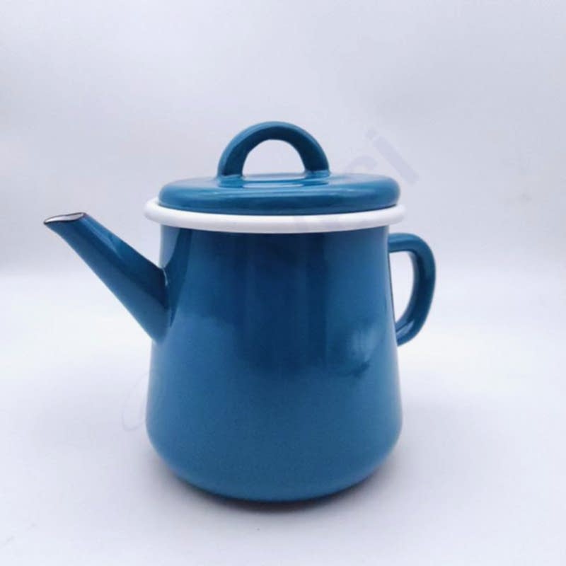 Emaye Demlik 1200 ml Petrol Yeşili