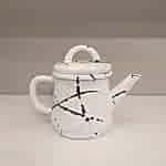 Emaye Demlik 500 ml Sıçratma Desen