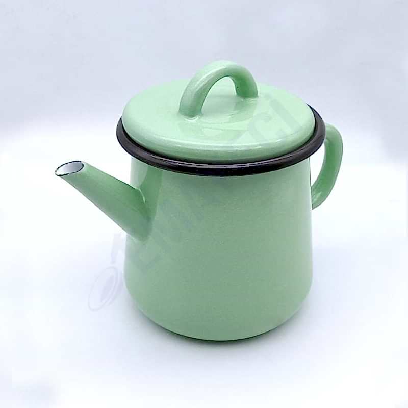 Emaye Demlik 850 ml Mint Yeşil