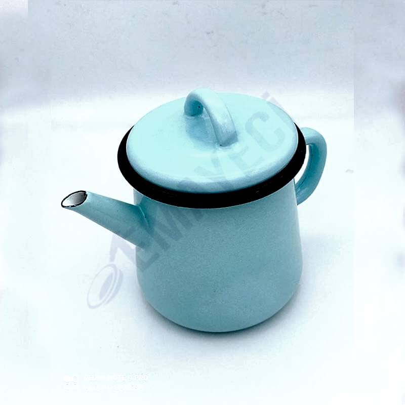 Emaye Demlik 850 ml Nil Mavi