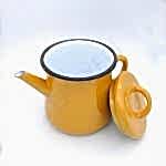 Emaye Demlik 850 ml Oksit Sarı