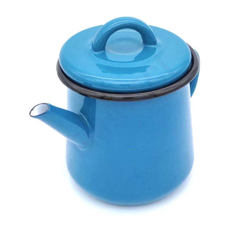 Emaye Demlik 850 ml Turkuaz