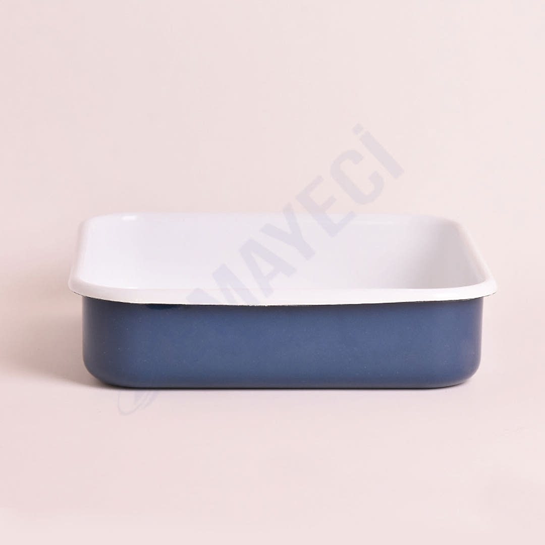 Emaye Kare Fırın Tepsisi Lacivert