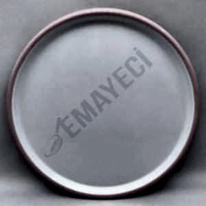 Emaye Pizza Tabağı 32 cm Pembe