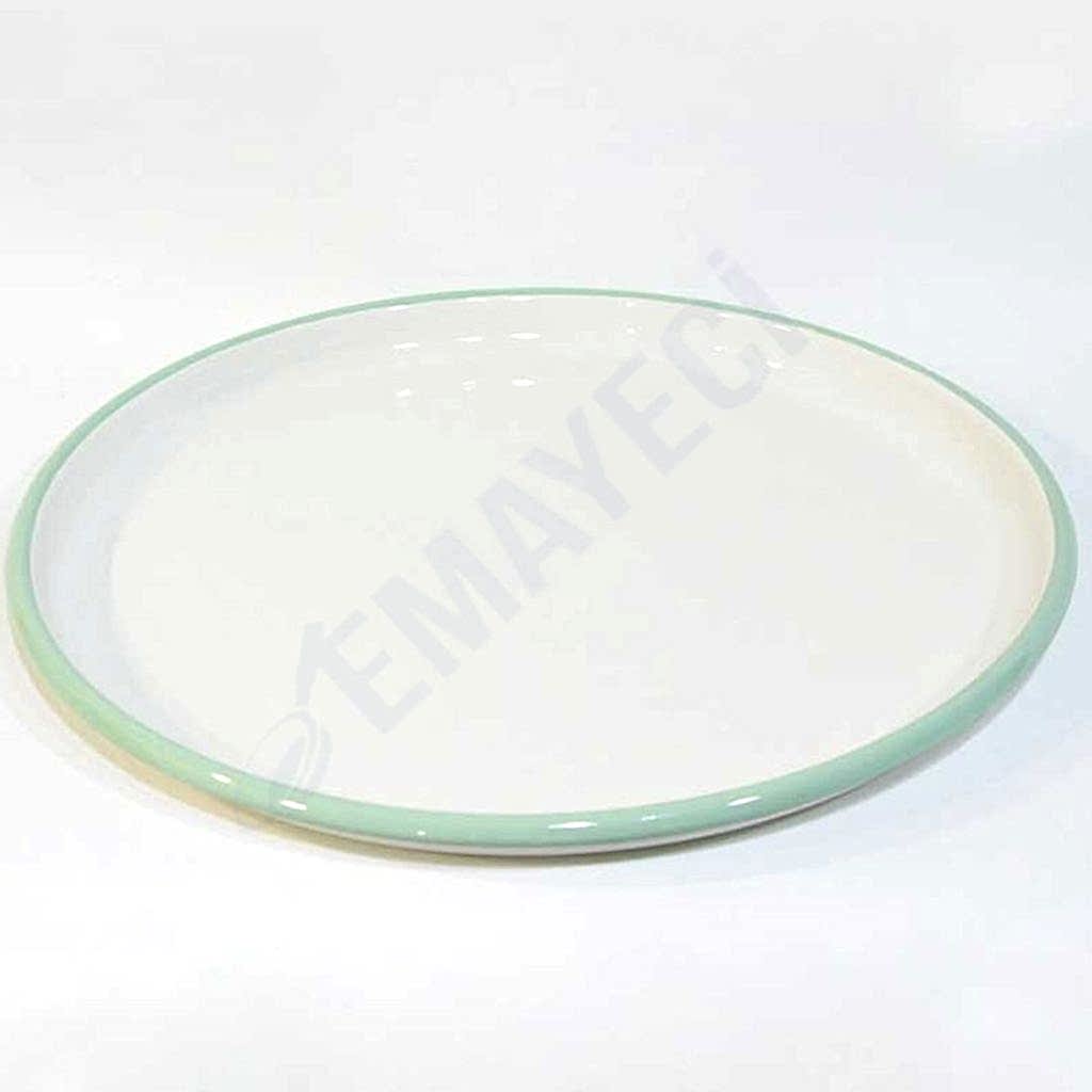 Emaye Pizza Tabağı Nil Yeşili