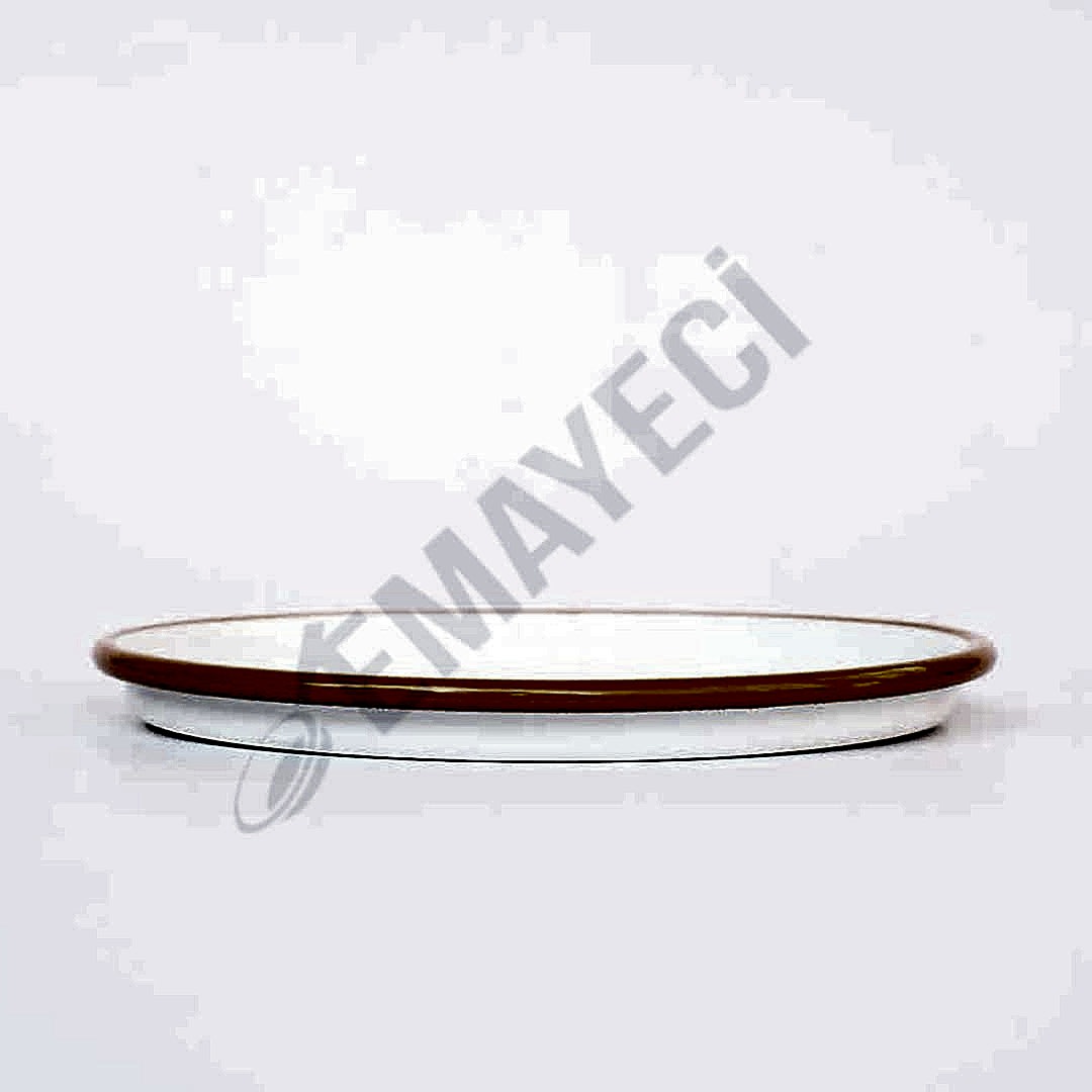 Emaye Pizza Tabağı Oksit Sarı