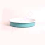 Emaye Yuvarlak Fırın Tepsisi Turkuaz