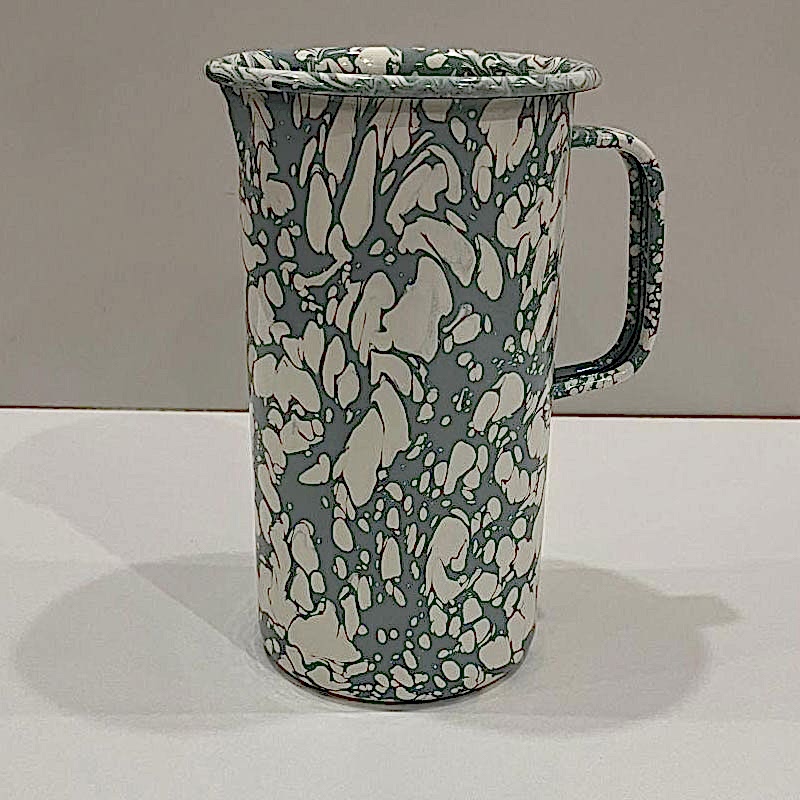 Emaye Büyük Sürahi Desenli